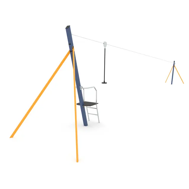 Climboo zipline fra tårn 
