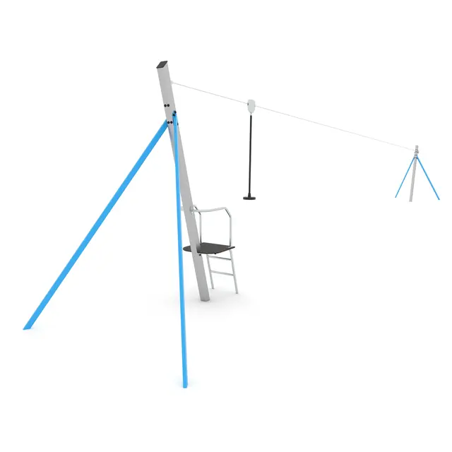 Climboo zipline fra tårn 