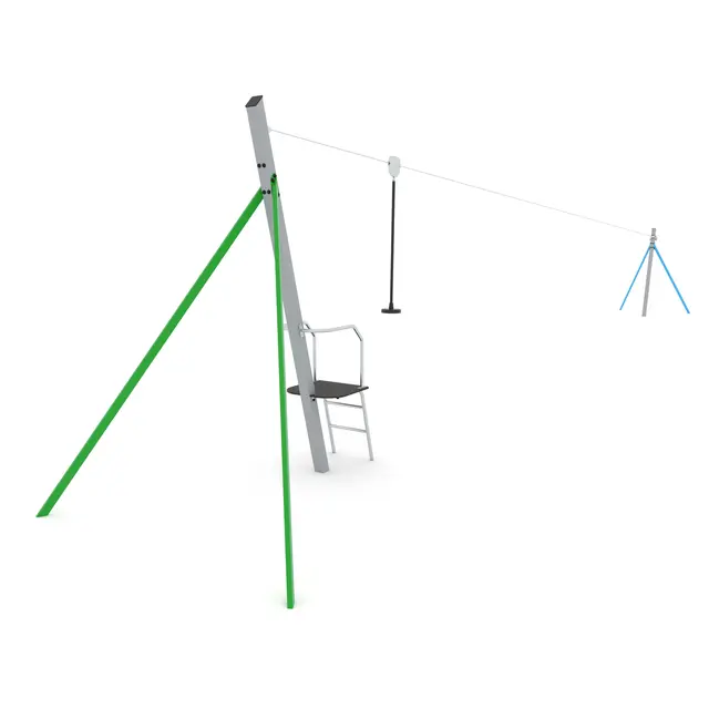Climboo zipline fra tårn 