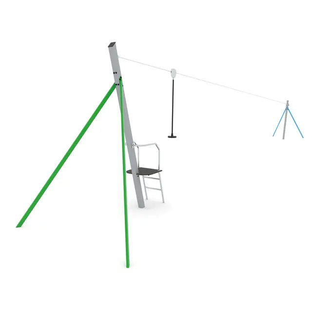 Climboo zipline fra tårn 