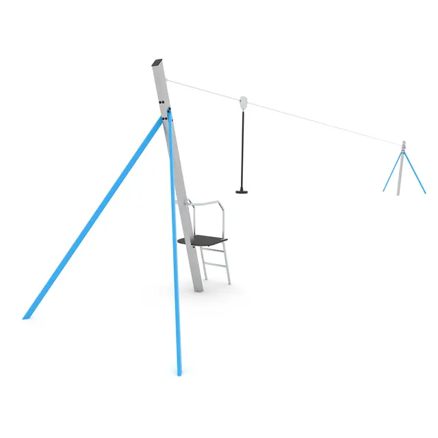 Climboo zipline fra tårn 