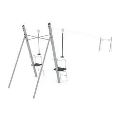 Climboo dobbel zipline fra tårn