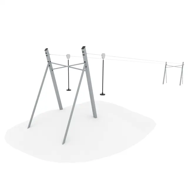 Climboo dobbel zipline 