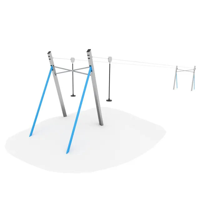 Climboo dobbel zipline 