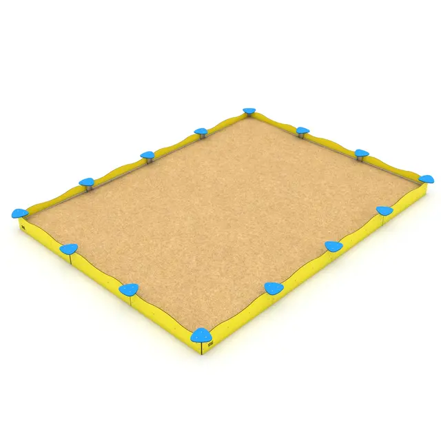 Solo sandkasse firkantet L178 x B178 x H30 cm 