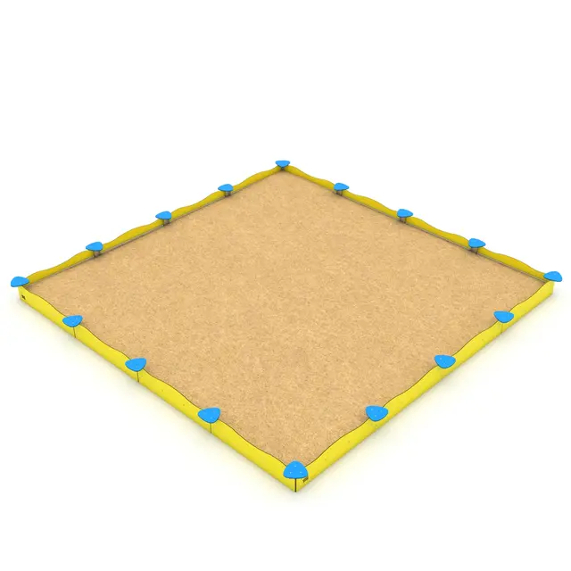 Solo sandkasse firkantet L178 x B178 x H30 cm 