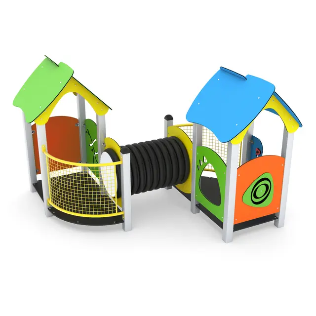 Minisweet lekeapparat med krypetunnel L255 x B240 x H170 cm 