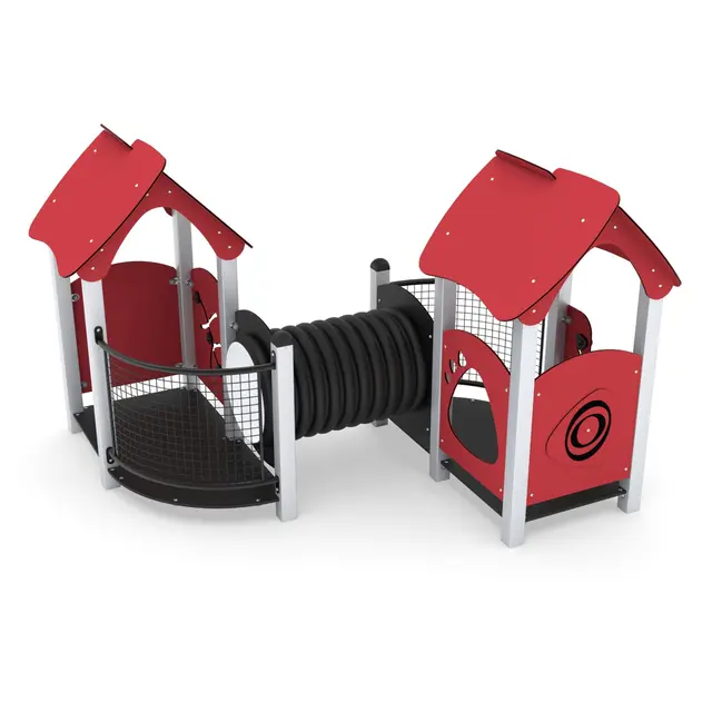 Minisweet lekeapparat med krypetunnel L255 x B240 x H170 cm 