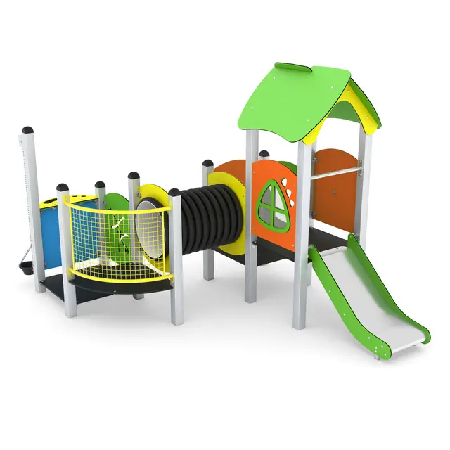 Minisweet lekeapparat tunnel og sklie L320 x B245 x H220 cm 