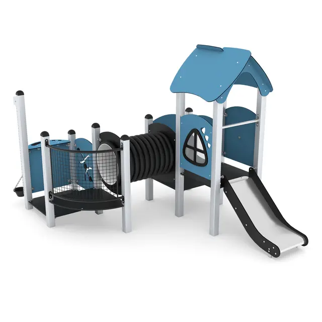 Minisweet lekeapparat tunnel og sklie L320 x B245 x H220 cm 