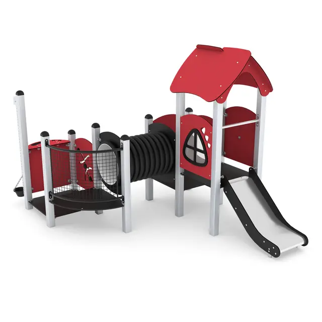 Minisweet lekeapparat tunnel og sklie L320 x B245 x H220 cm 