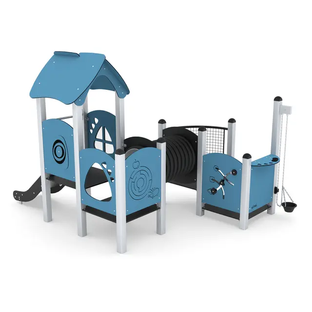 Minisweet lekeapparat tunnel og sklie L320 x B245 x H220 cm 