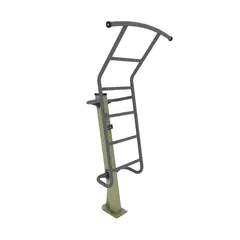 Fitness pull-up bar med trinnstige