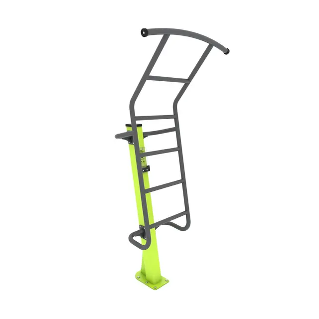 Fitness pull-up bar med trinnstige 