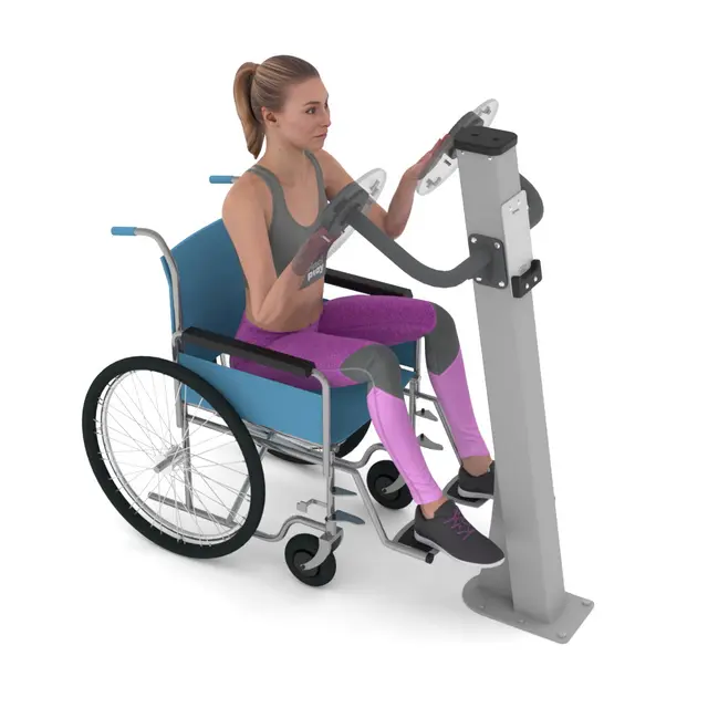 Fitness dobbelt skulderhjul 