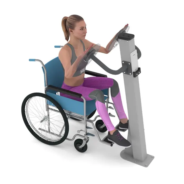 Fitness dobbelt skulderhjul 