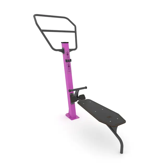 Fitness pull-up bar og situpbenk 