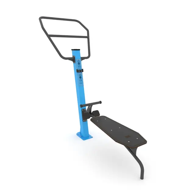 Fitness pull-up bar og situpbenk 