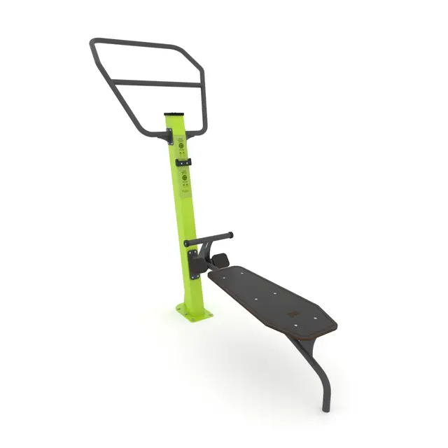 Fitness pull-up bar og situpbenk 