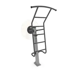 Fitness pull-up bar med skulderhjul