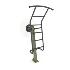 Fitness pull-up bar med skulderhjul