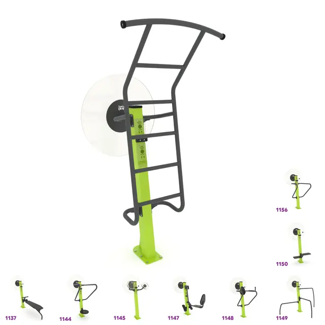 Fitness pull-up bar med skulderhjul 