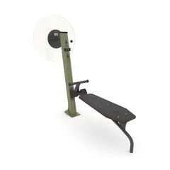 Fitness situpbenk med skulderhjul