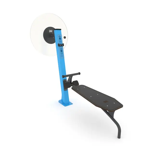 Fitness situpbenk med skulderhjul 