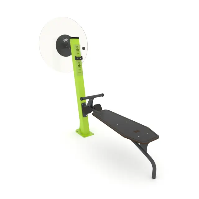 Fitness situpbenk med skulderhjul 