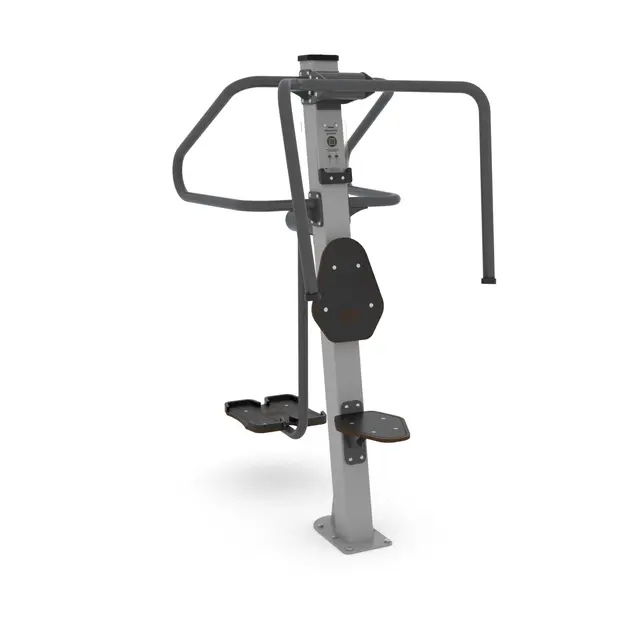 Fitness skulderpress og sidestep 