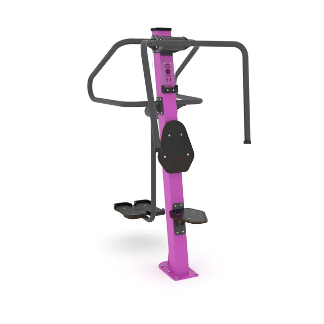 Fitness skulderpress og sidestep 