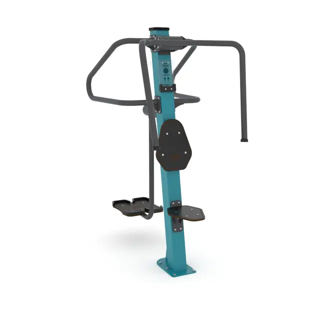Fitness skulderpress og sidestep 