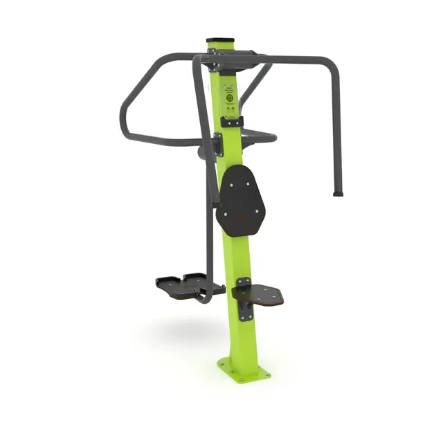 Fitness skulderpress og sidestep 