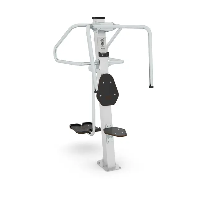Fitness skulderpress og sidestep 