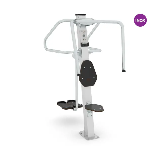 Fitness skulderpress og sidestep 
