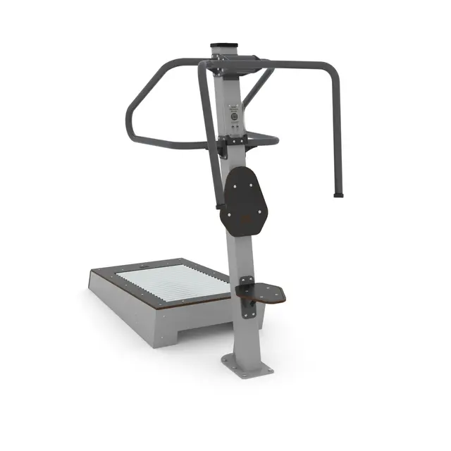 Fitness skulderpress og løpebånd 