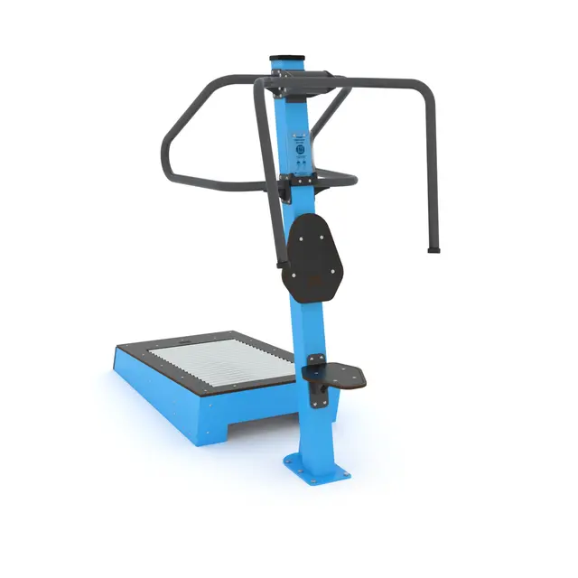 Fitness skulderpress og løpebånd 