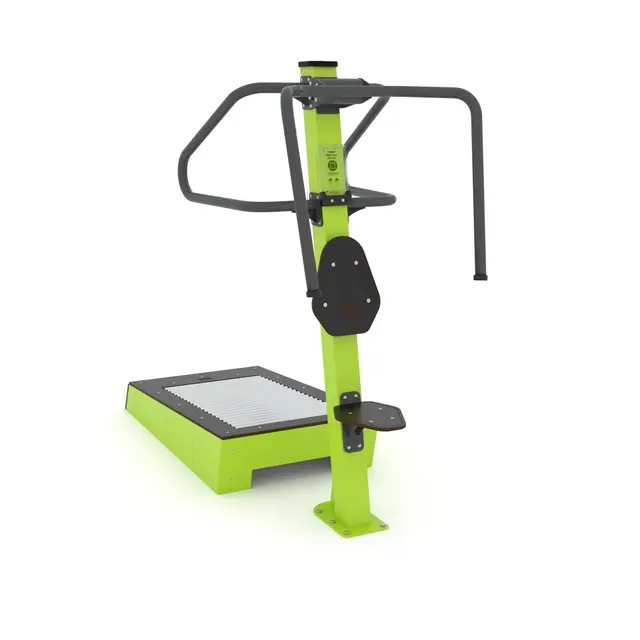 Fitness skulderpress og løpebånd 