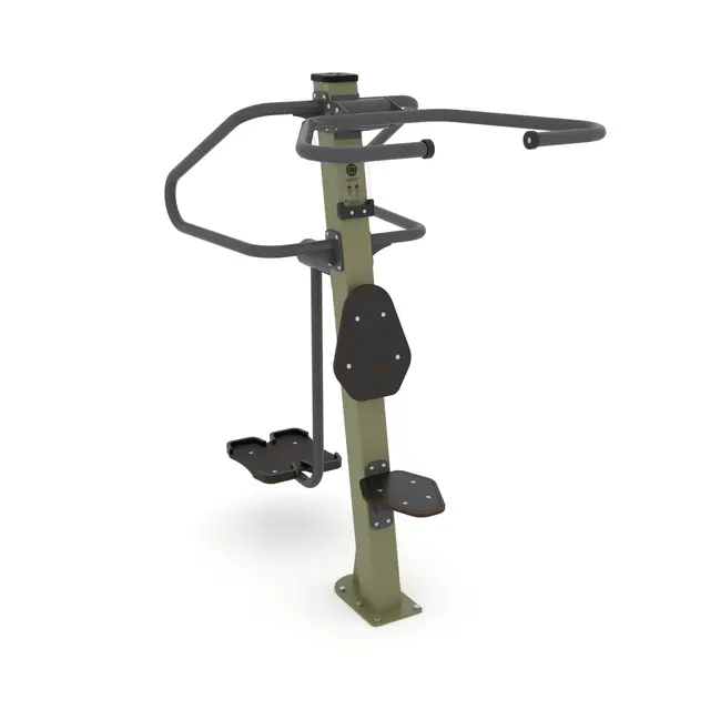 Fitness nedtrekksmaskin og sidestep 