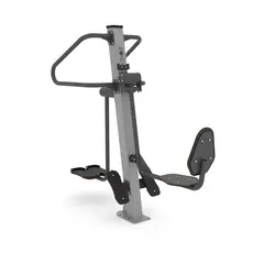 Fitness beinpress og sidestep