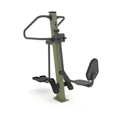 Fitness beinpress og sidestep