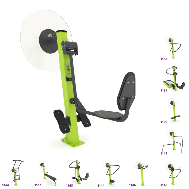 Fitness skulderhjul og beinpress 