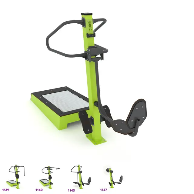 Fitness beinpress og løpebånd 