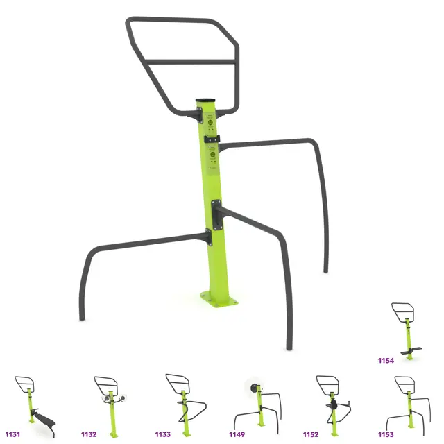 Fitness pull-up og pushup-stenger 