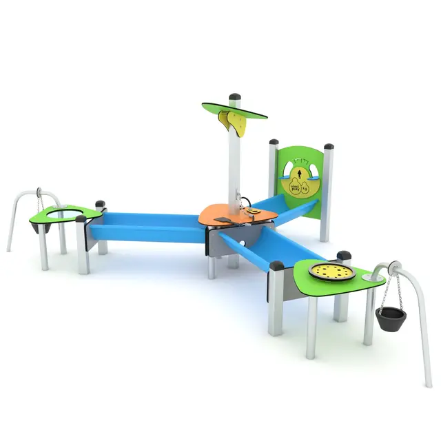 Solo sandlekesystem med renner og vekt L445 x B260 x H166 cm 