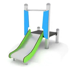 Solo sklie med platform stål 1 L170 x B85 x H150 cm
