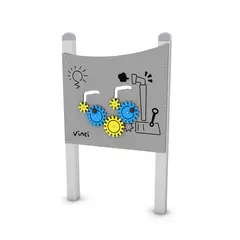 Solo lekepanel tannhjul stål L81 x B12 x H134 cm