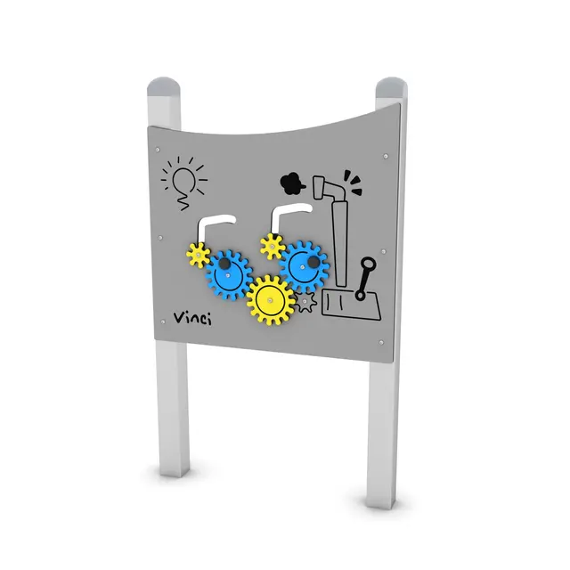 Solo lekepanel tannhjul stål L81 x B12 x H134 cm 