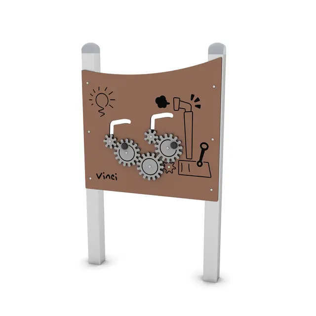 Solo lekepanel tannhjul stål L81 x B12 x H134 cm 