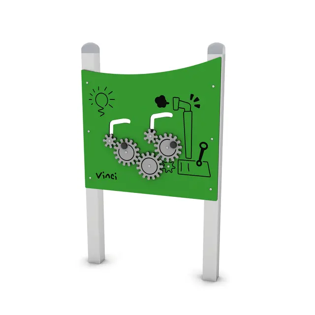 Solo lekepanel tannhjul stål L81 x B12 x H134 cm 